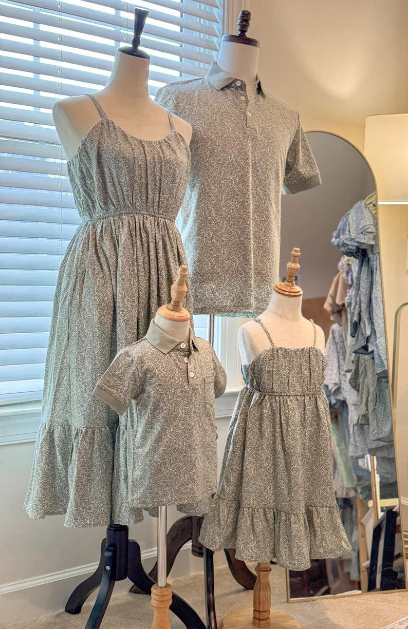 Linen Blend Family Matching Outfits, Spring Photoshoot Attire | Etsy (US)