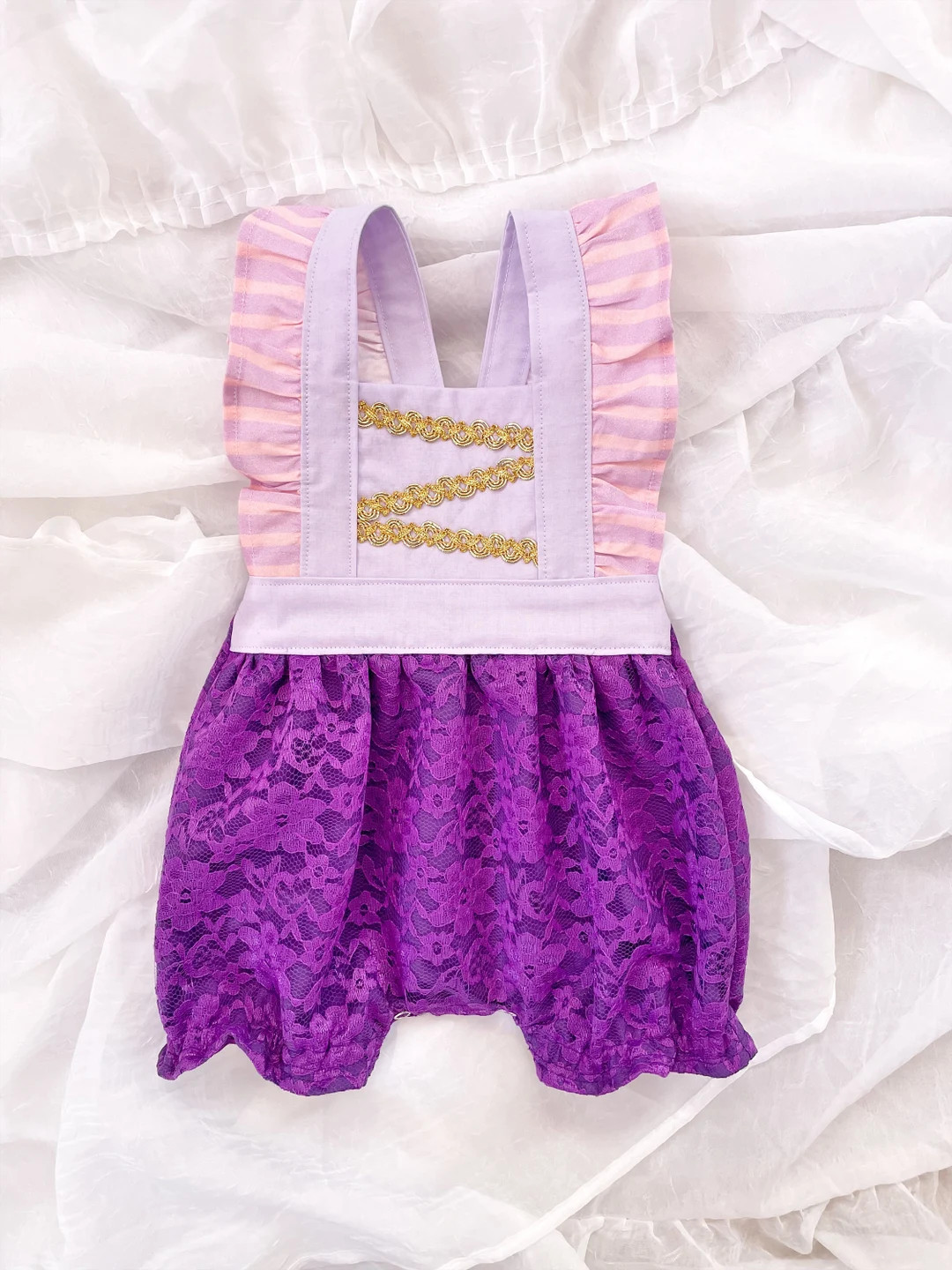 Rapunzel Baby Toddler Romper, Disney Princess Dress, Character Outfit - Etsy | Etsy (US)
