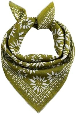 STARWHISPER Multicolored 22''x22'' Cotton Bandana for Women and Men Multi-purpose Headband Hair S... | Amazon (US)