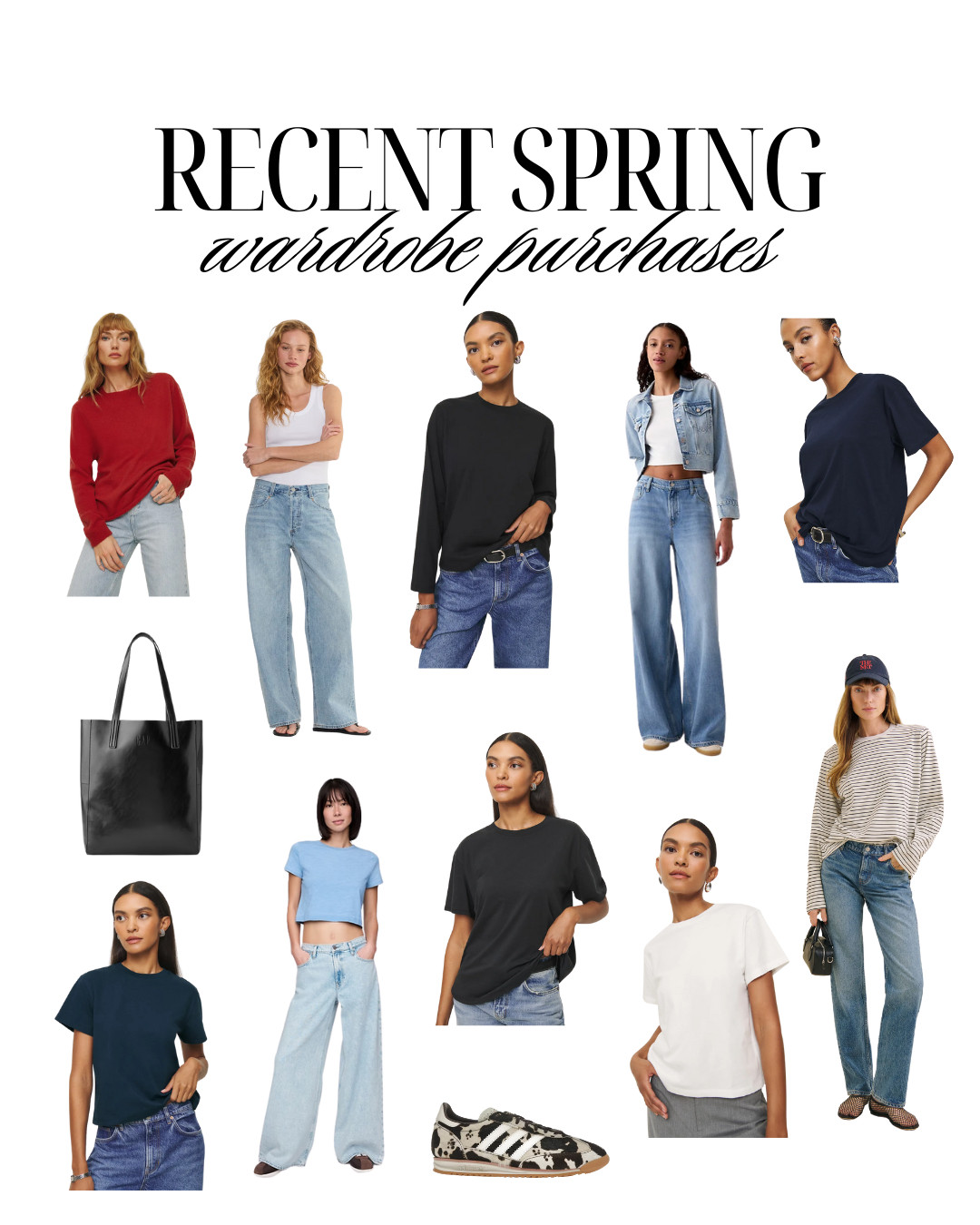 Recent Spring Wardrobe Purchases🤍 

 #LTKSeasonal #LTKStyleTip #LTKItBag