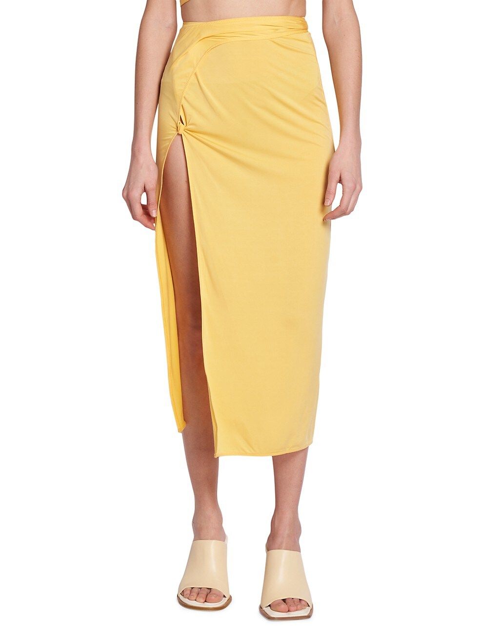 La Jupe Espelho Jersey Midi Skirt | Saks Fifth Avenue