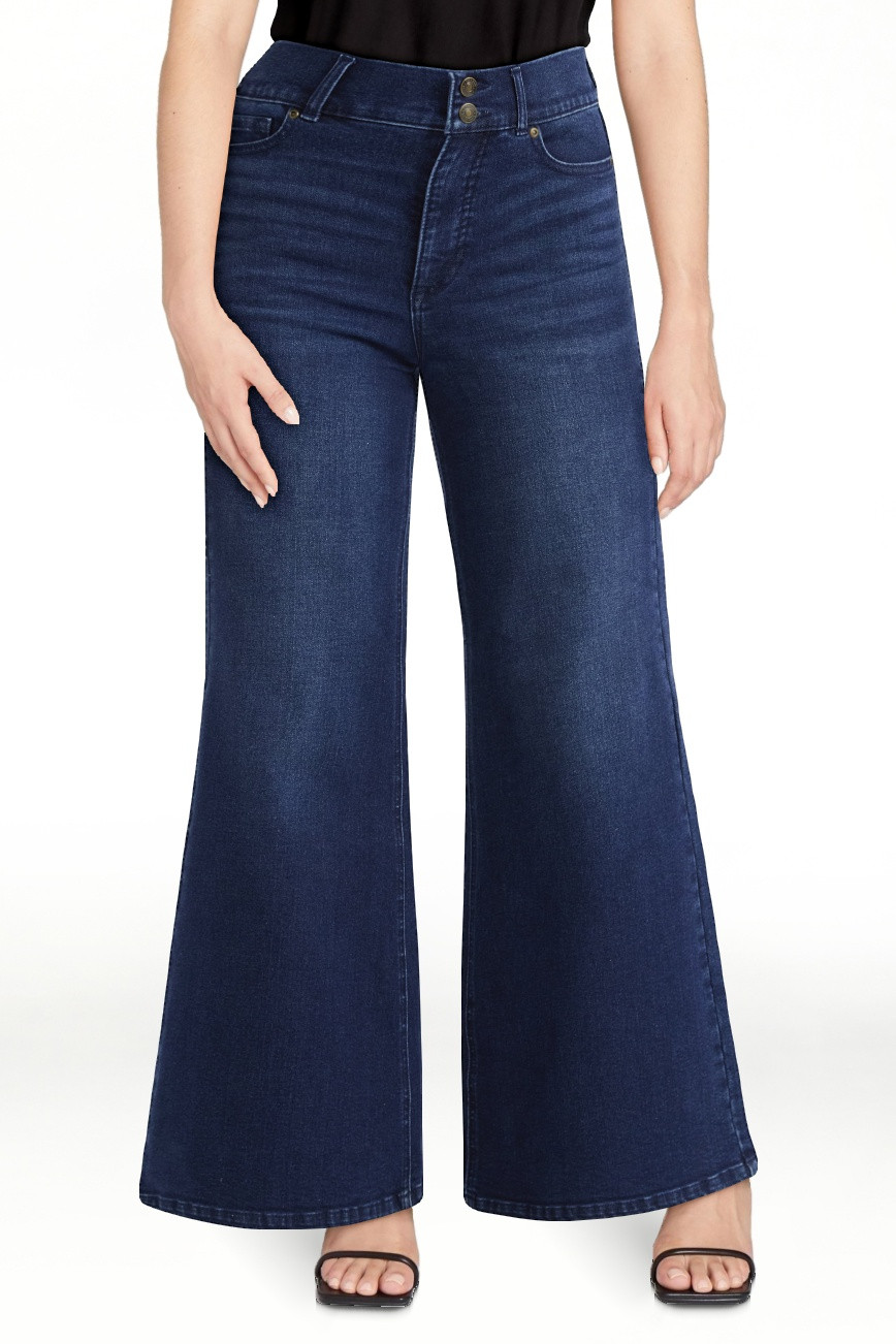 Sofia by Sofia Vergara Women's and Women's Plus Margot Wide Leg High Rise Jeans, 30.5" and 32.5" ... | Walmart (US)