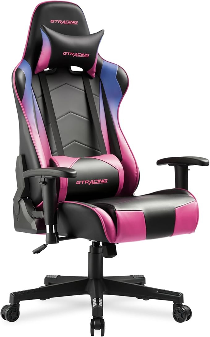 GTRACING Gaming Chair Racing Office Computer Ergonomic Video Game Chair Backrest and Seat Height ... | Amazon (US)