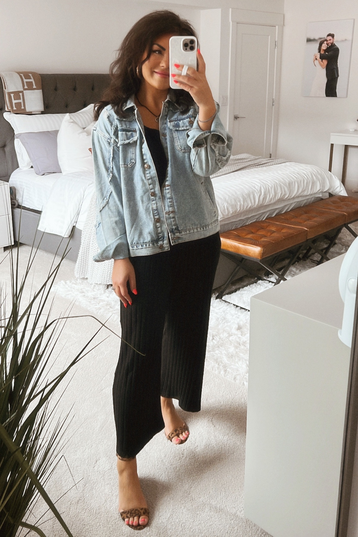 Amour Vert Favorites / Fall ootd / versatile wardrobe / fall basics / jumper / jumpsuit / romper / sustainable fashion / boyfriend distressed denim jacket  / Cute sandals / Lulus finds / work wear / casual outfit / transitional outfit / bump friendly / bohme finds 

#LTKsalealert #LTKstyletip #LTKSeasonal