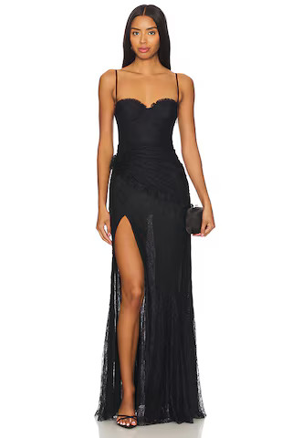 MAJORELLE Salma Gown in Black from Revolve.com | Revolve Clothing (Global)