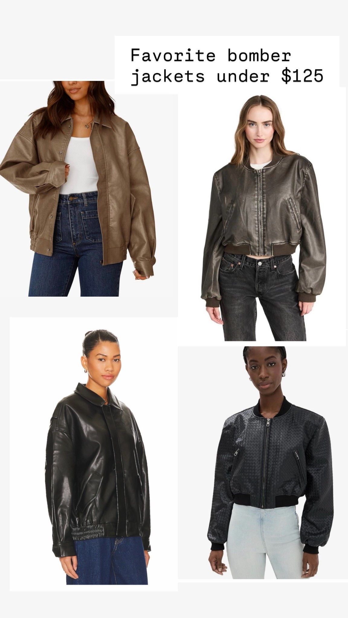 Cool girl aesthetics.  Bomber jackets 