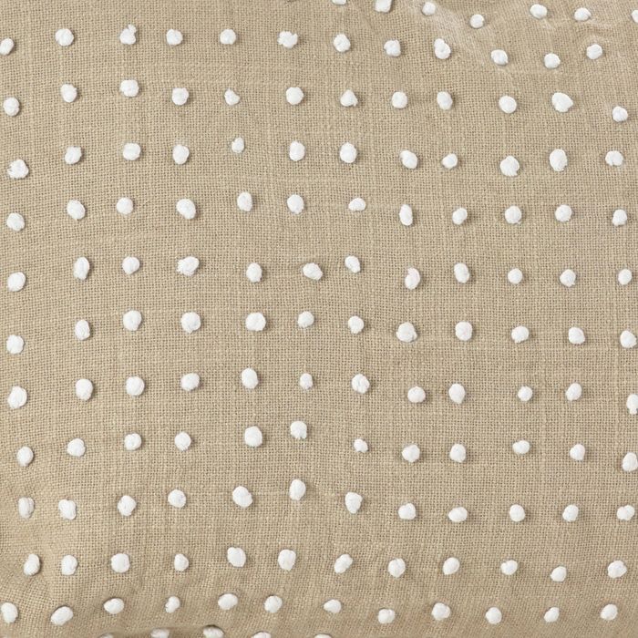 Leilani French Knot Design Throw Pillow Natural - Saro Lifestyle | Target