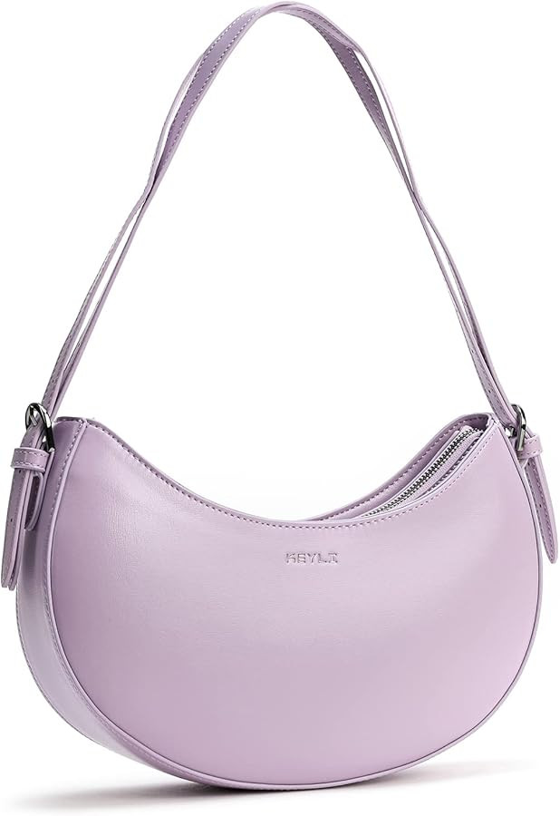 Keyli Shoulder Bag for Women Trendy Small Clutch Purse Zipper Closure Tote Shoulder Handbags with... | Amazon (US)