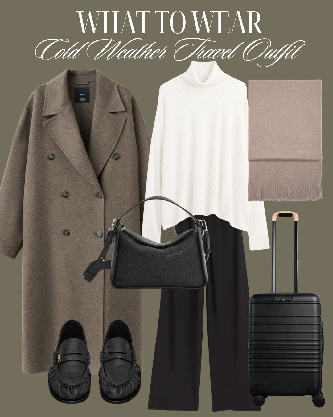 Cold Weather Travel Outfit