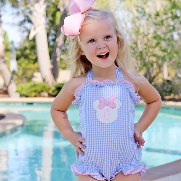 Pastel Mouse Ears One Piece Swimsuit | Classic Whimsy
