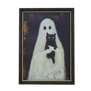11.5" x 15.75" Ghost with Cat Wall Décor by Ashland® | Michaels | Michaels Stores
