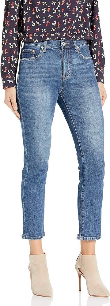 Ella Moss Women's High Rise Slim Straight Ankle Jean | Amazon (US)