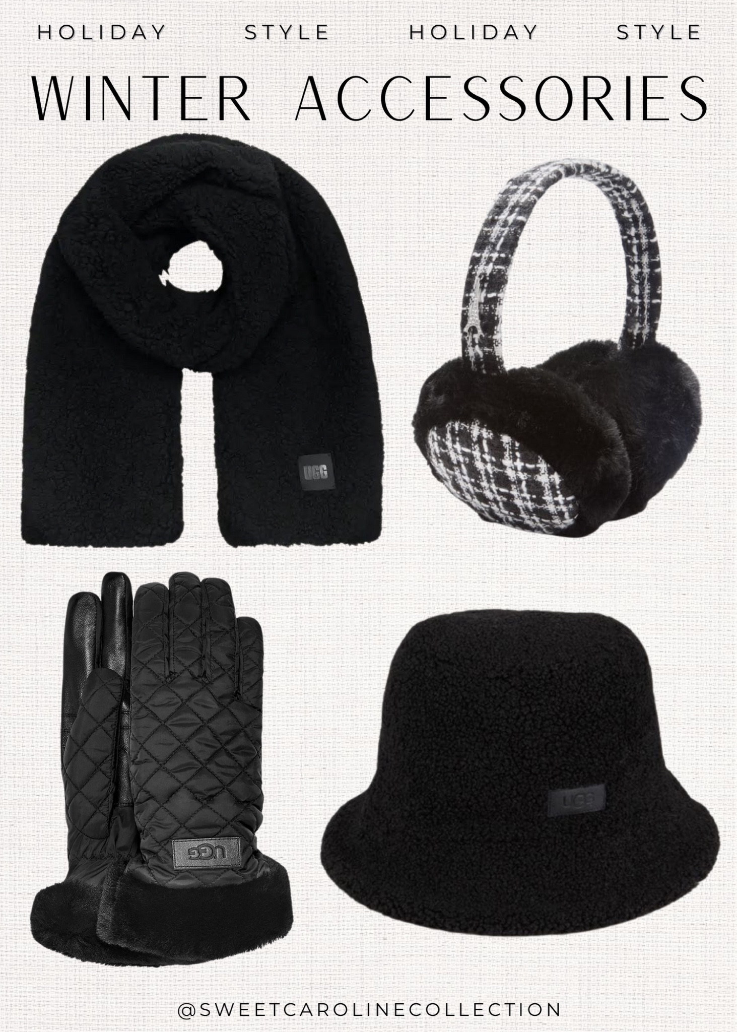 Holiday style ~ winter accessories

Holiday, winter style, fashion, fur coat, hat, bucket hat, scarf, gloves, earmuffs, Ugg, Dillards, Hollister, moncler, lululemon, Sherpa coat, gift guide, Nordstrom, Abercrombie and fitch, aritzia, Anthropologie, mango, saks fifth Avenue, Amazon, coat, jacket, Alo, Ugg, avec Les filles, Venus, express, under 500, under 200, under 100, sale, style, trendy, luxe, best seller, sweet Caroline collection

#LTKGiftGuide #LTKSeasonal #LTKHoliday