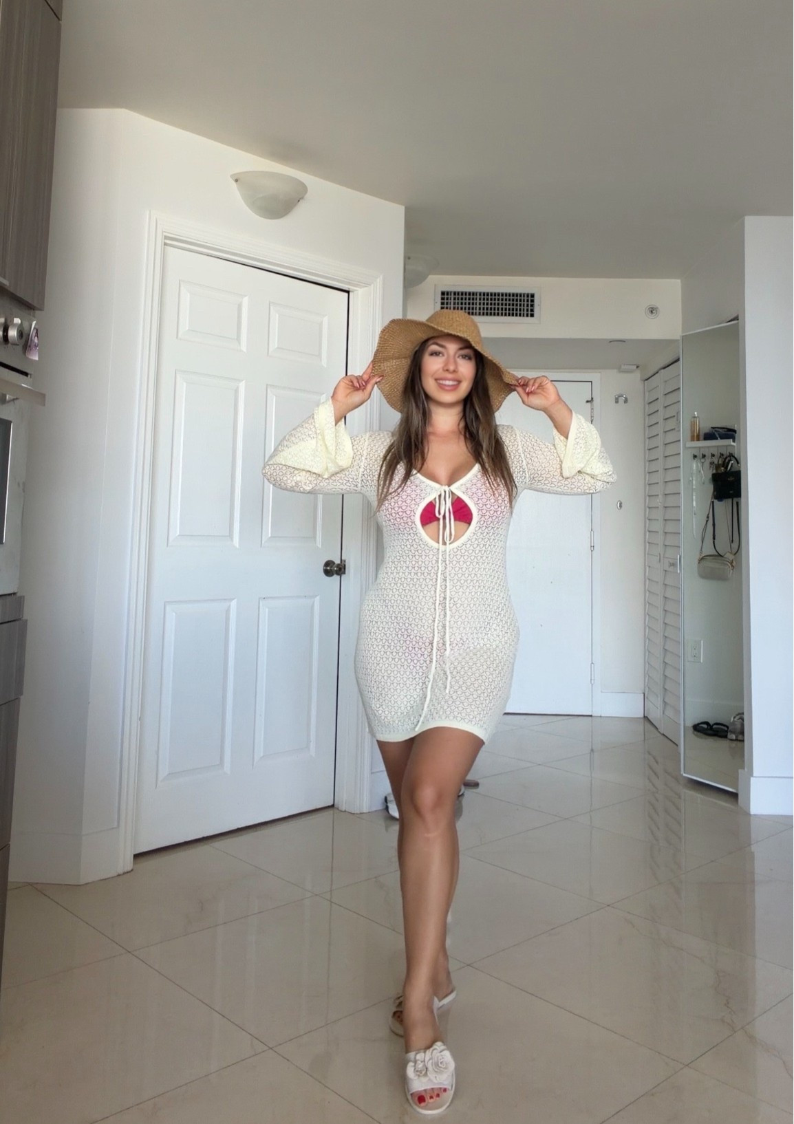Ready for the beach day✨ *the shoes smells like candy #beachday #beachoutfit #beachdress
