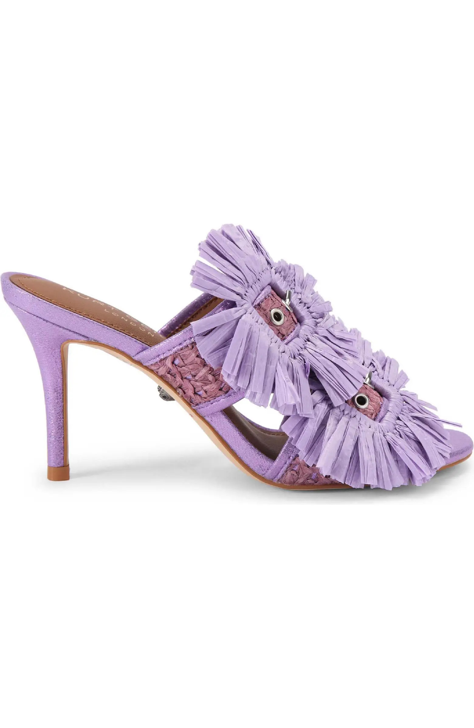 Raffia Flower Buckle Sandal (Women) | Nordstrom