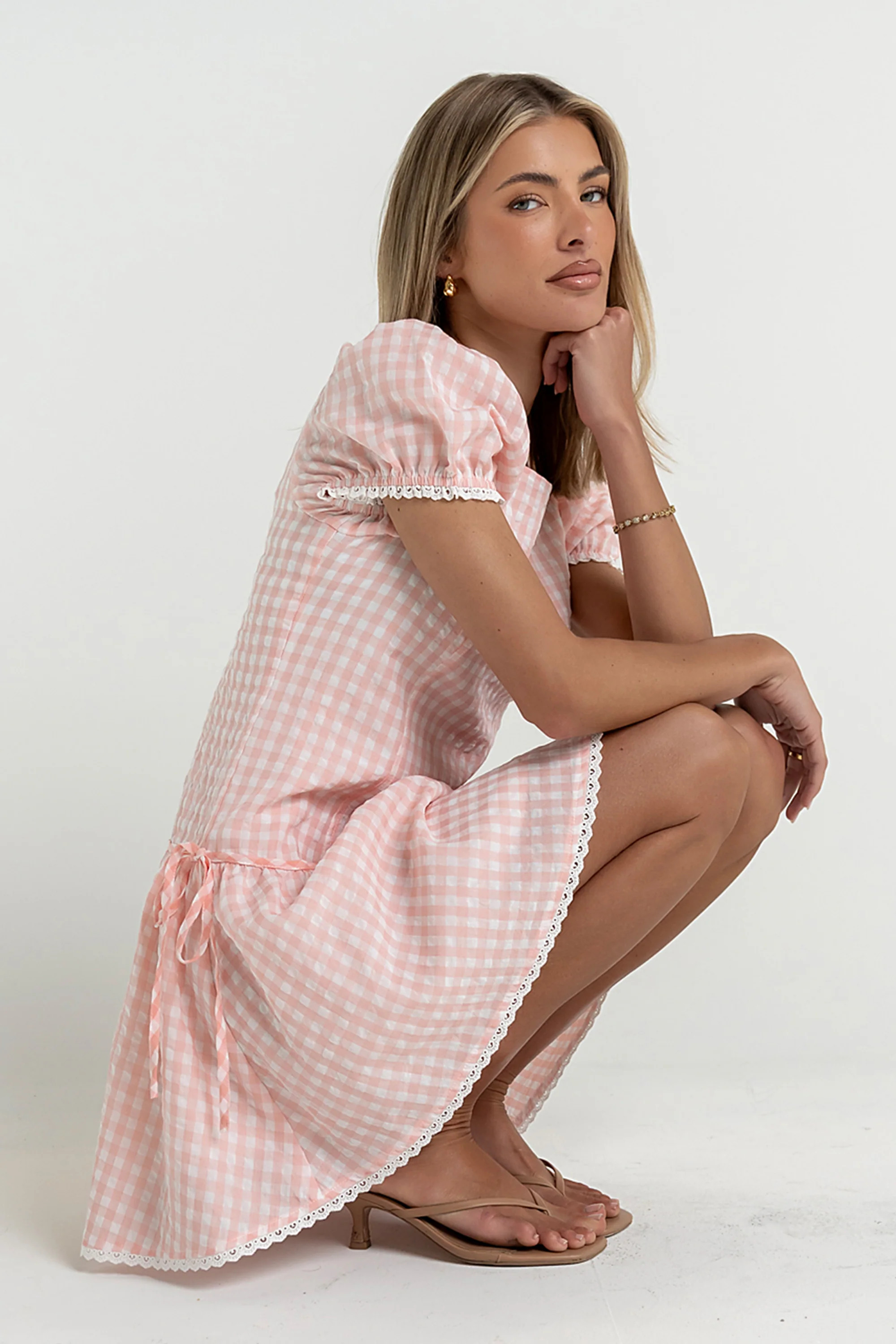 Chance Gingham Mini Dress | Böhme US