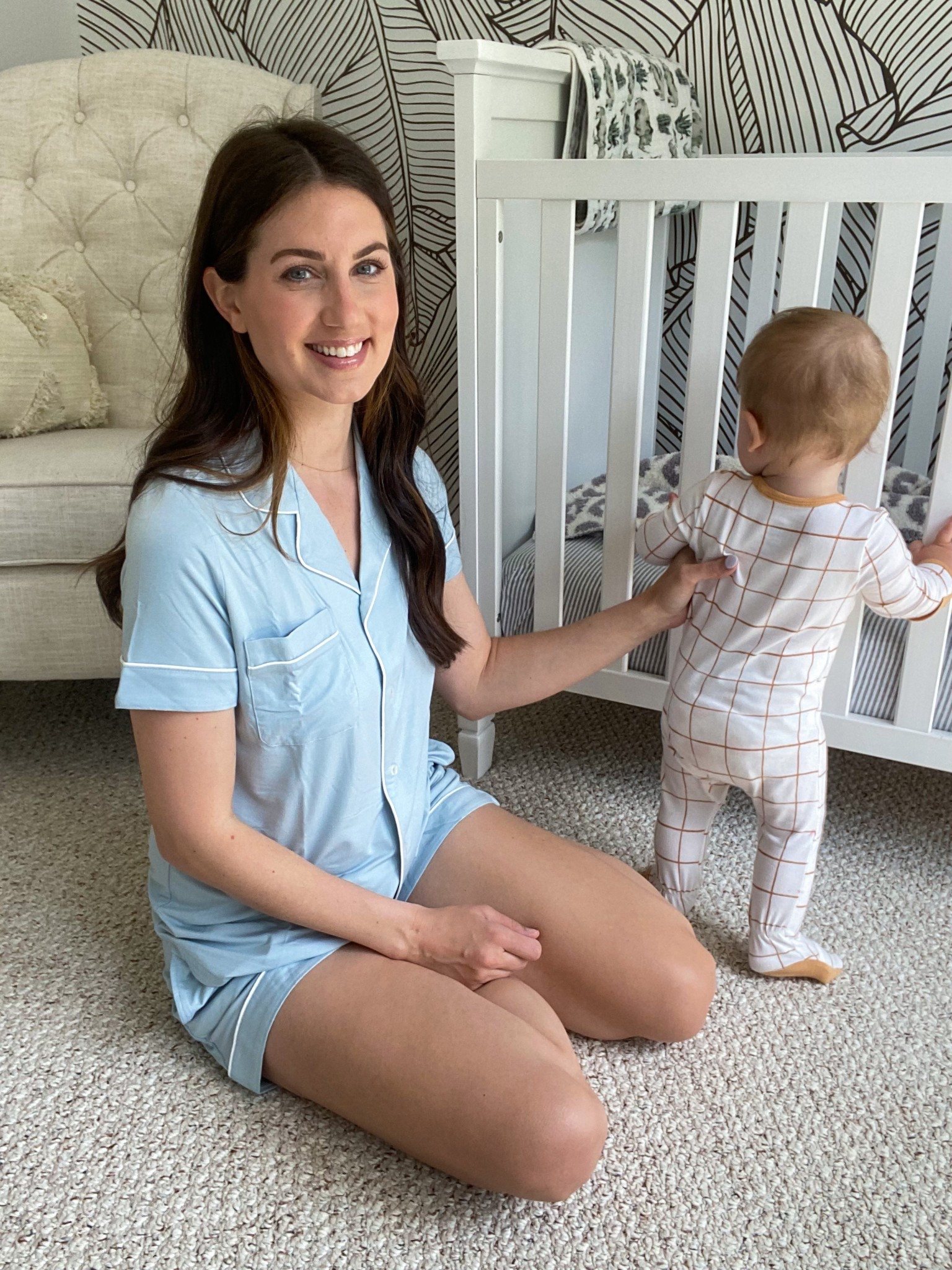 The best bamboo sleep set. Wearing a medium! 
#bamboopajamqs #breastfeedingfriendly #kindredbravely