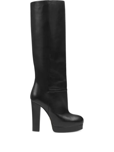 platform knee length 130mm boots | Farfetch (UK)