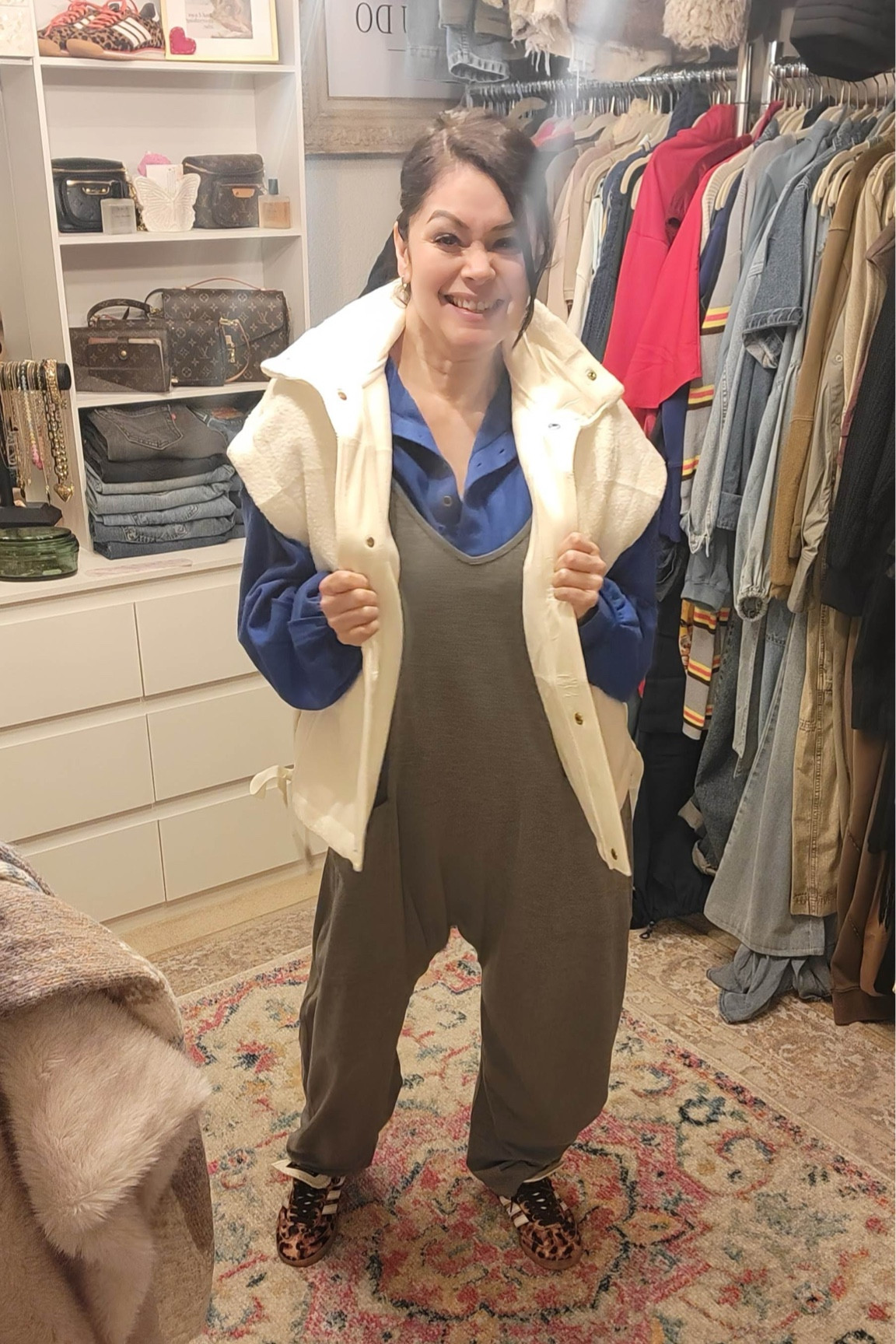 A cozy layered outfit

Vest is a size medium 

#LTKActive #LTKSaleAlert #LTKTravel