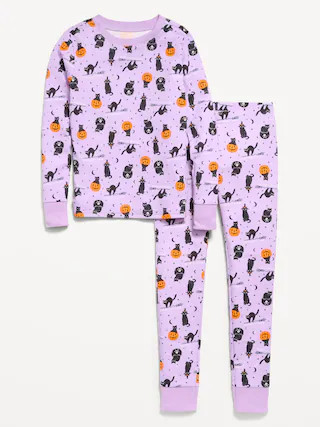 Printed Snug-Fit Graphic Pajama Set for Girls | Old Navy (US)