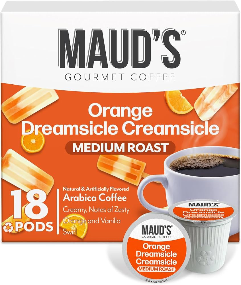 Maud's Orange Creamsicle Flavored Coffee Pods, 18ct | Amazon (US)