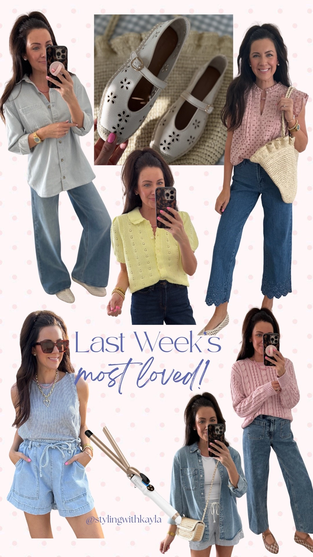 @stylingwithkayla most loved & shopped last week! Spring is looking cute so far😍 
Everything is affordable too👏🏻

#LTKootd #LTKSeasonal #LTKmomlife