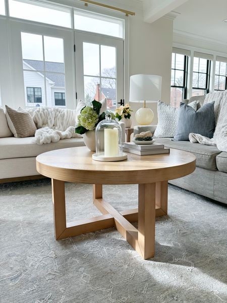Back in stock! Our round coffee table at the studio McGee collection at Target! Living room! Coffee table, round coffee table, affordable home decor 

#LTKhome #LTKstyletip #LTKsalealert