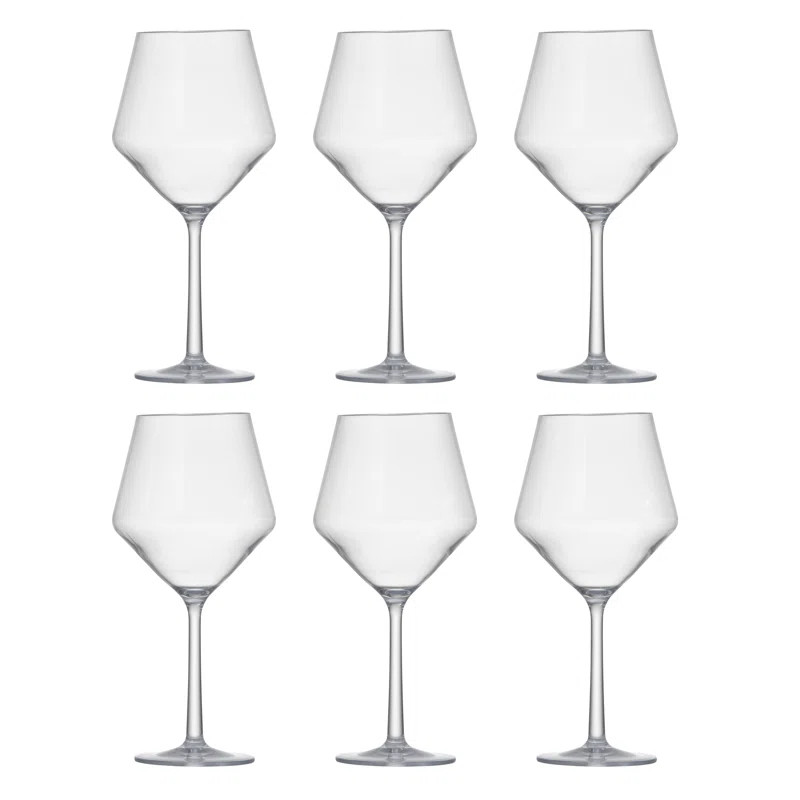 Fortessa Sole Outdoor Shatter Resistant BPA Free Premium Copolyester Plastic Drinkware 6 Pack, Ye... | Wayfair North America
