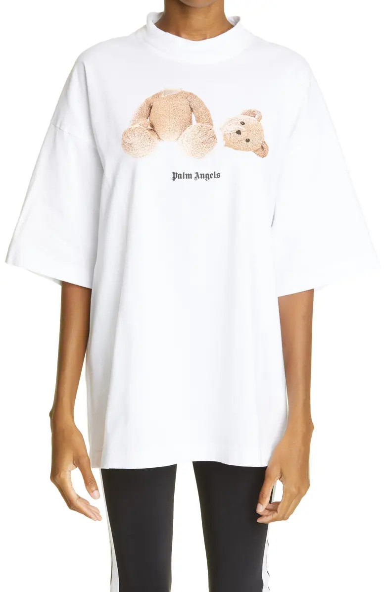 Palm Angels Women's Headless Bear Oversize Cotton Graphic Tee | Nordstrom | Nordstrom