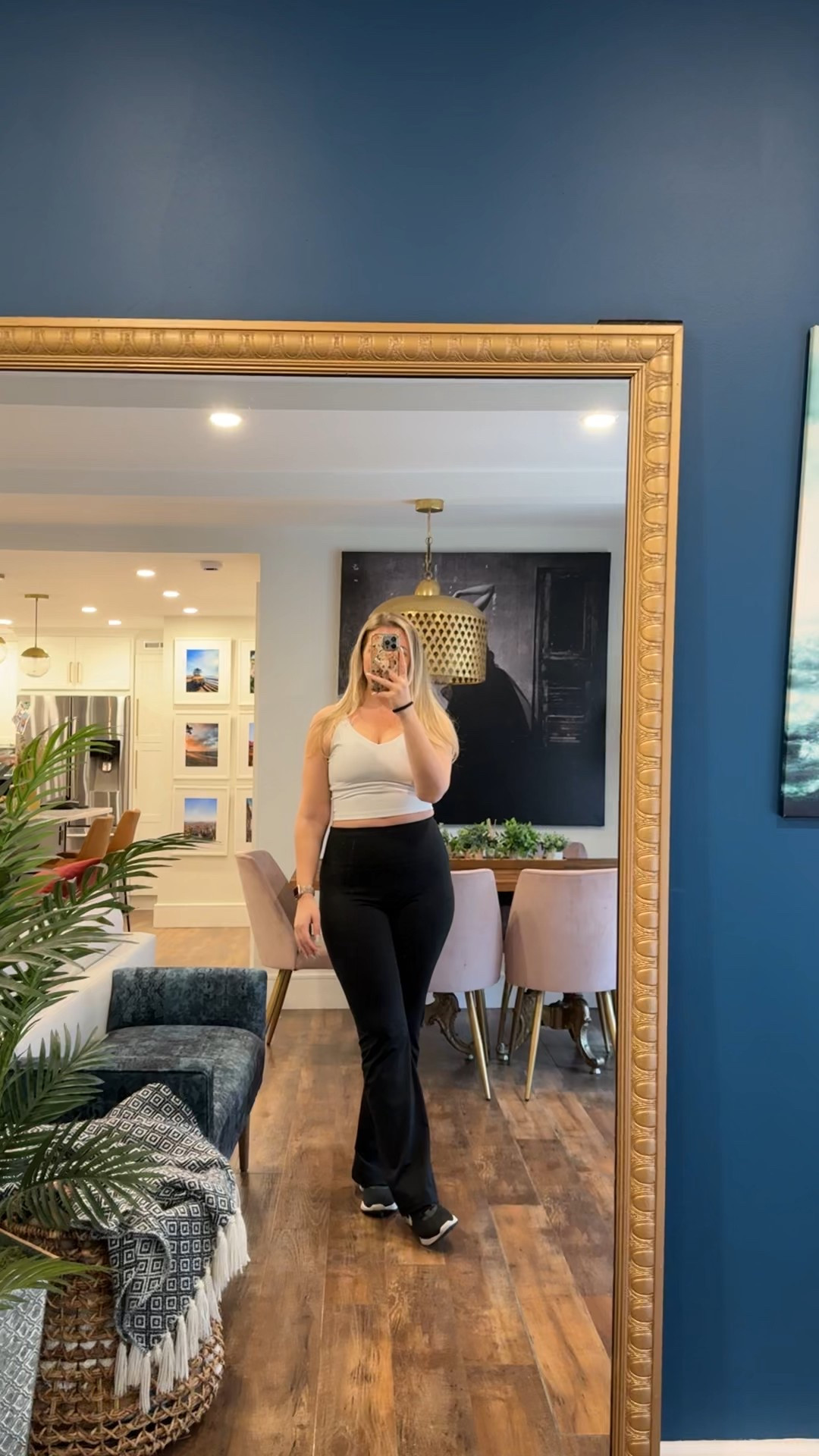 My absolutely favorite yoga pants, flare leggings. Wearing a large. 

#LTKMidsize #LTKActive #LTKFindsUnder50