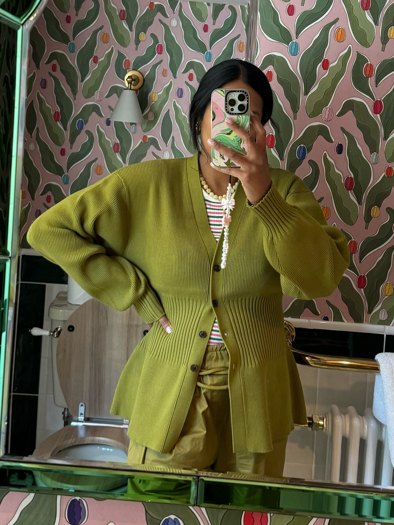 Wearing my greens 
Transitional style, outfit of the day, colourful style, green cardigan, autumn style, autumn wardrobe, green cardigan, Aligne, fashion month, what I’m wearing, knitwear, green knit 

#LTKmidsize #LTKautumn #FashionMonth