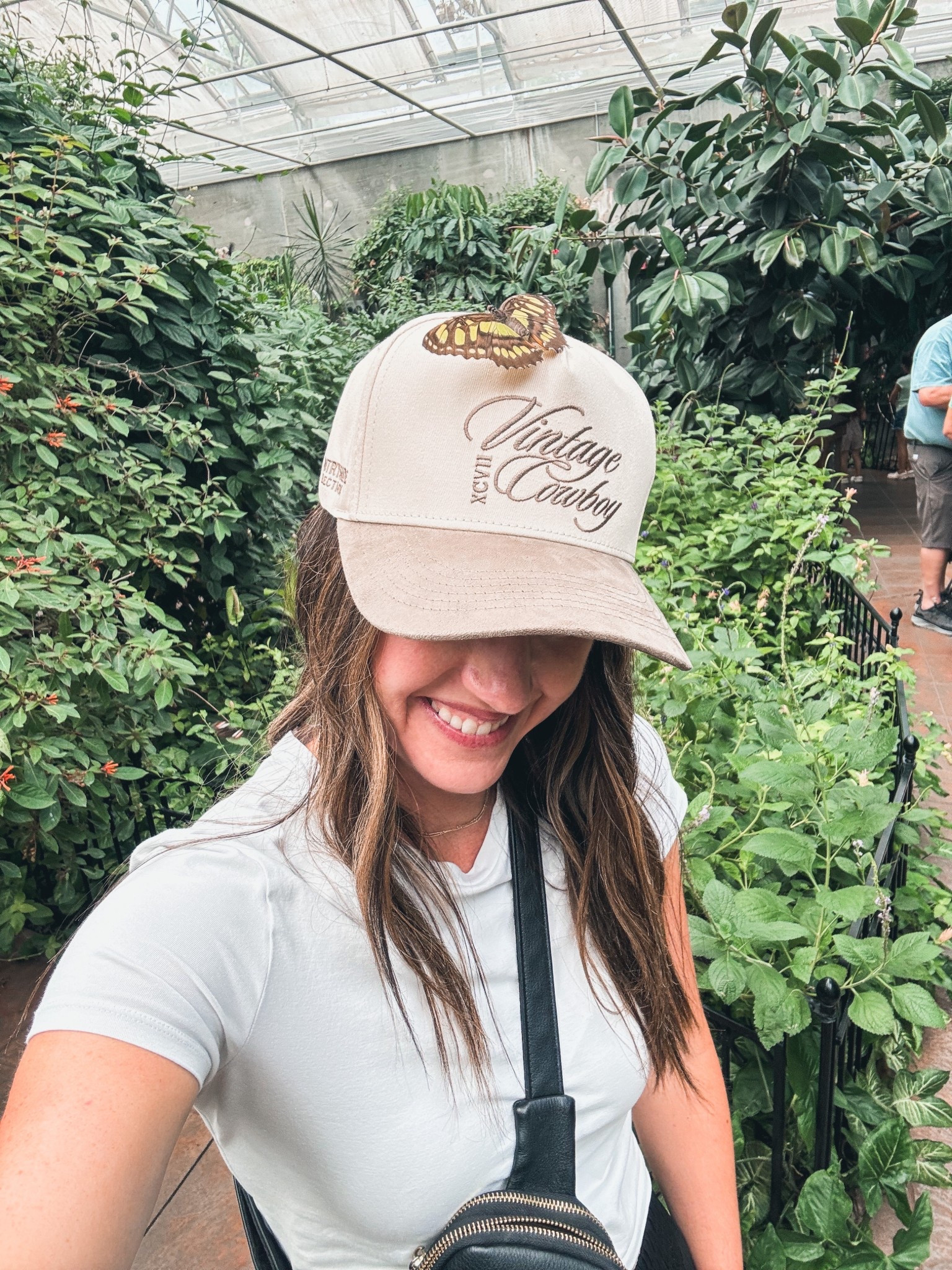 My favorite new trucker hat - high quality and so stylish. Butterfly not included 🤣