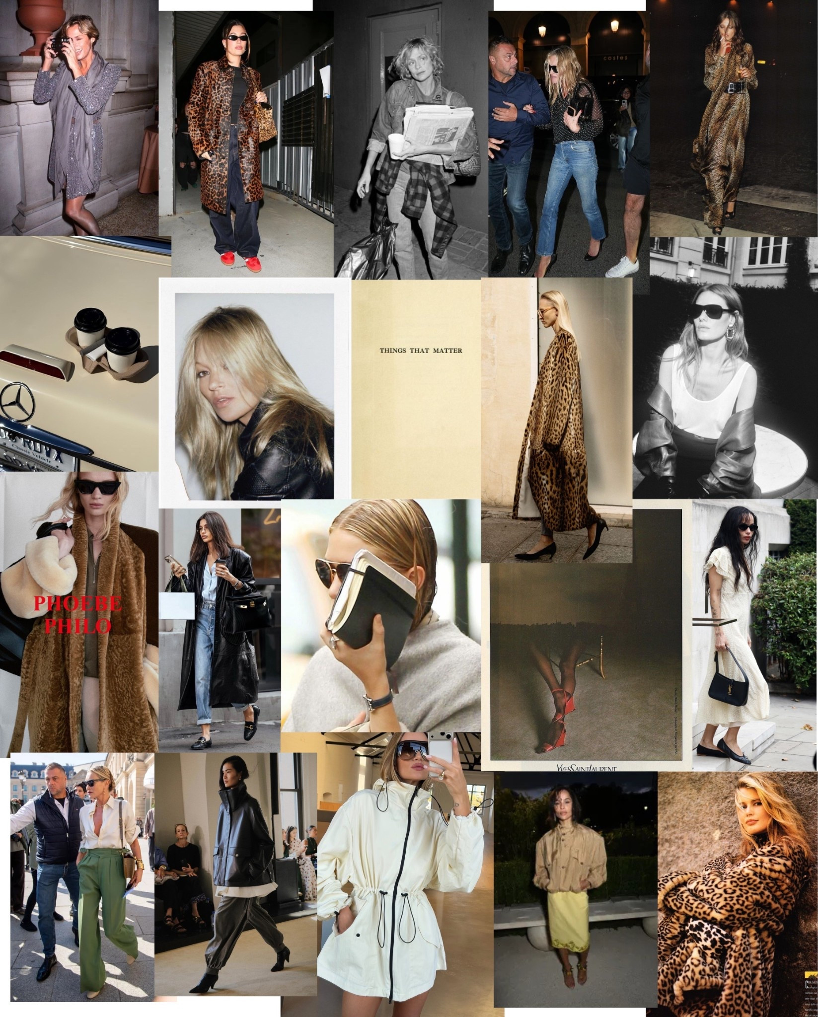 Everything I’m craving this month - The monthly mood | Leopard Print Coats | Leather | Denim 