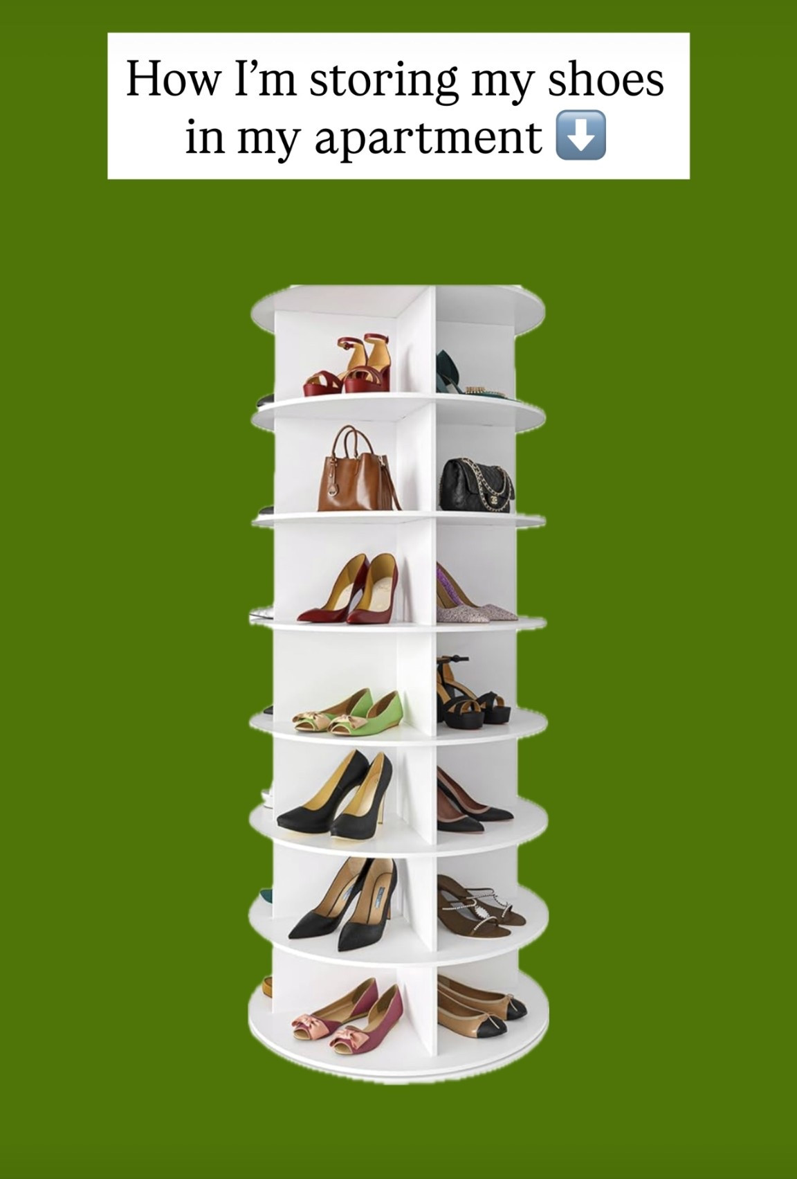 How I’m going to be storing my shoes for my NYC apartment !!! Comes in 6,7,8, and 9 tiers! 