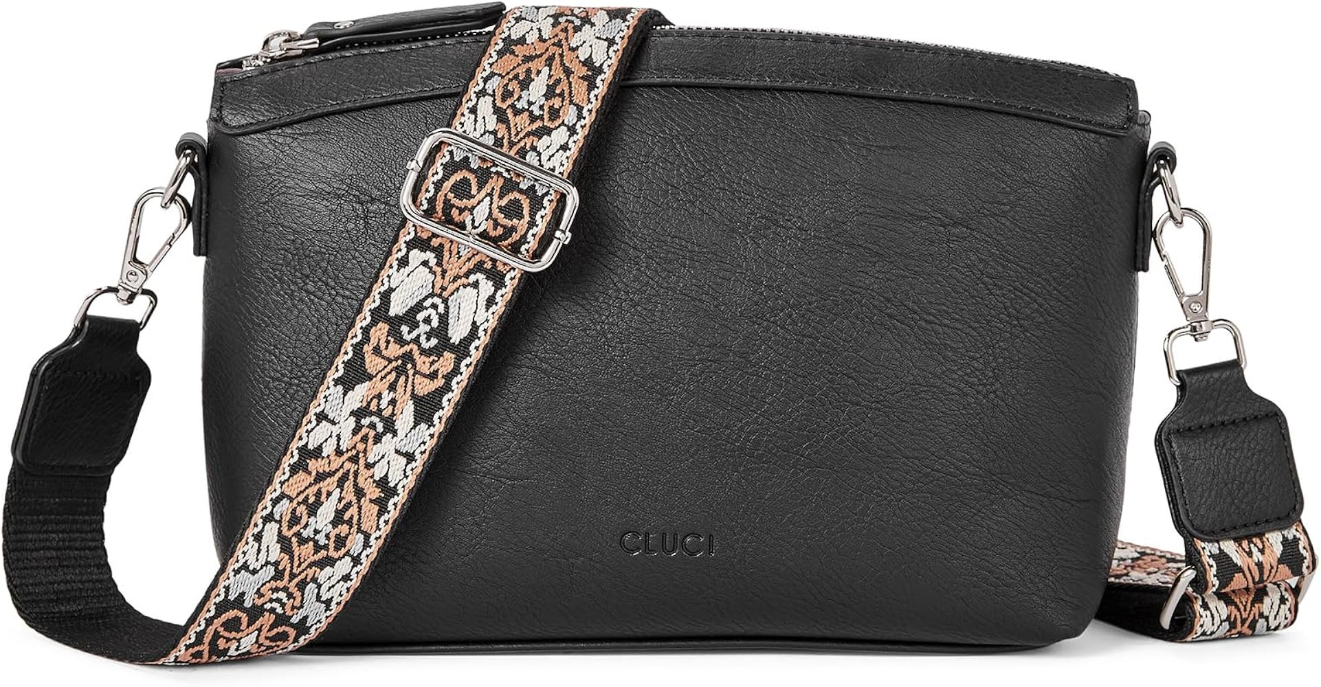 CLUCI Crossbody Bags for Women, Vegan Leather Shoulder Handbags, Purses for Women with Adjustable... | Amazon (US)