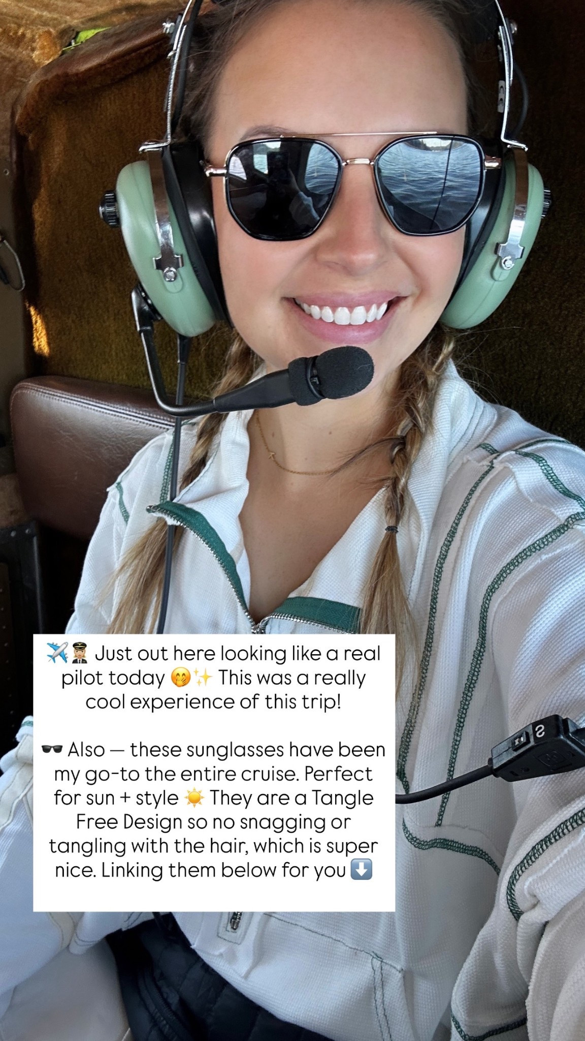 Love these sunglasses! Super affordable and perfect for sun & style. ☀️ 🕶️ I also really love how they don’t get tangled in my hair. 

Mom style | women over 30 | Athleisure | Amazon finds | target outfit | travel finds 

#LTKSaleAlert #LTKFindsUnder50 #LTKStyleTip