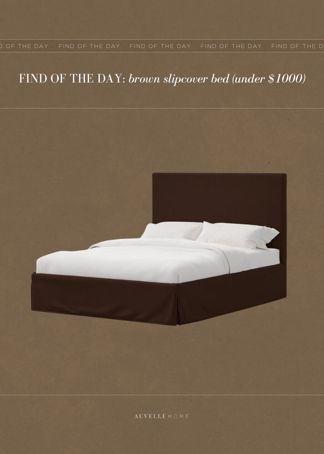 brown bed under 1k ! 