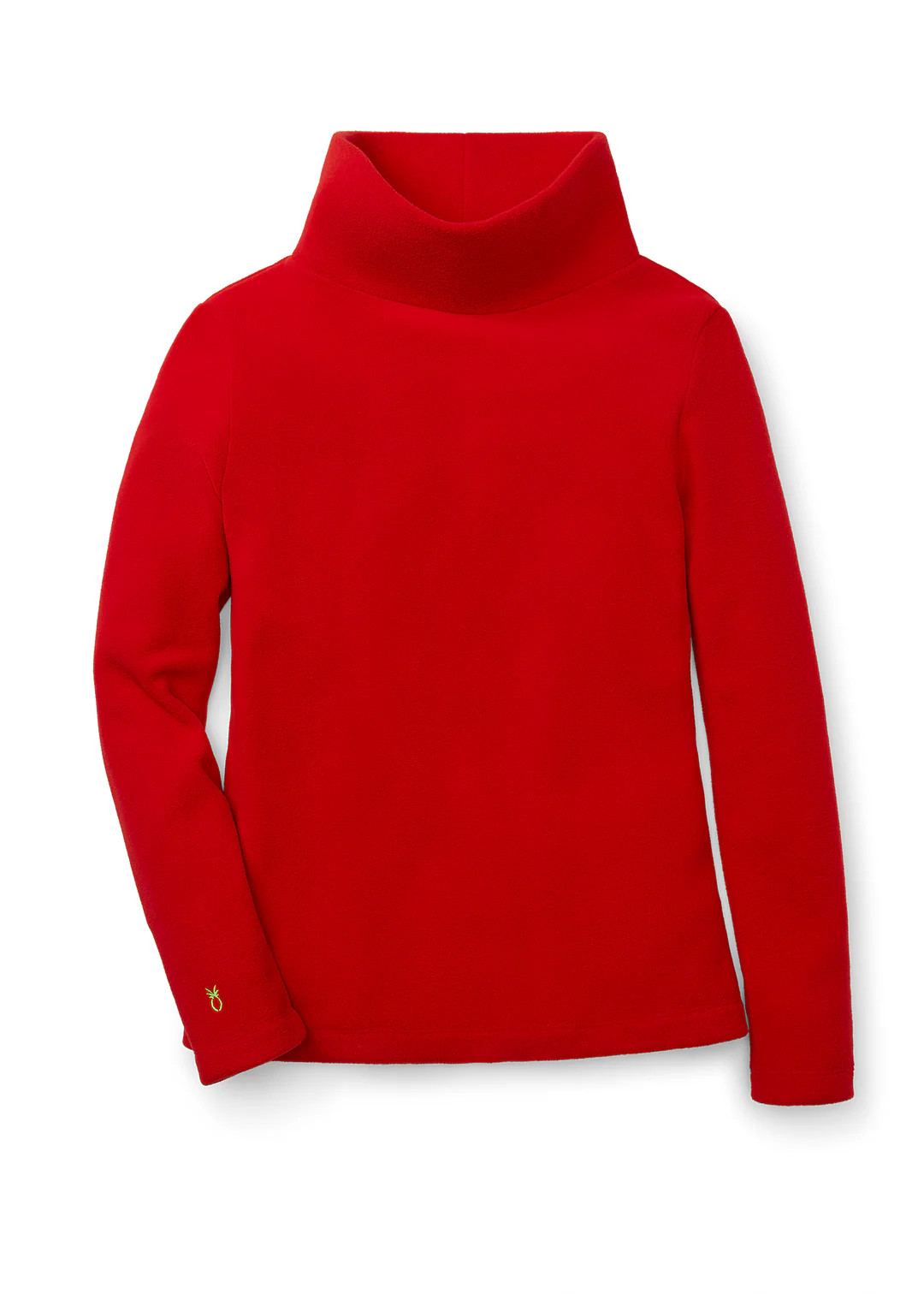 Greenpoint Turtleneck in Vello Fleece (Red) | Dudley Stephens