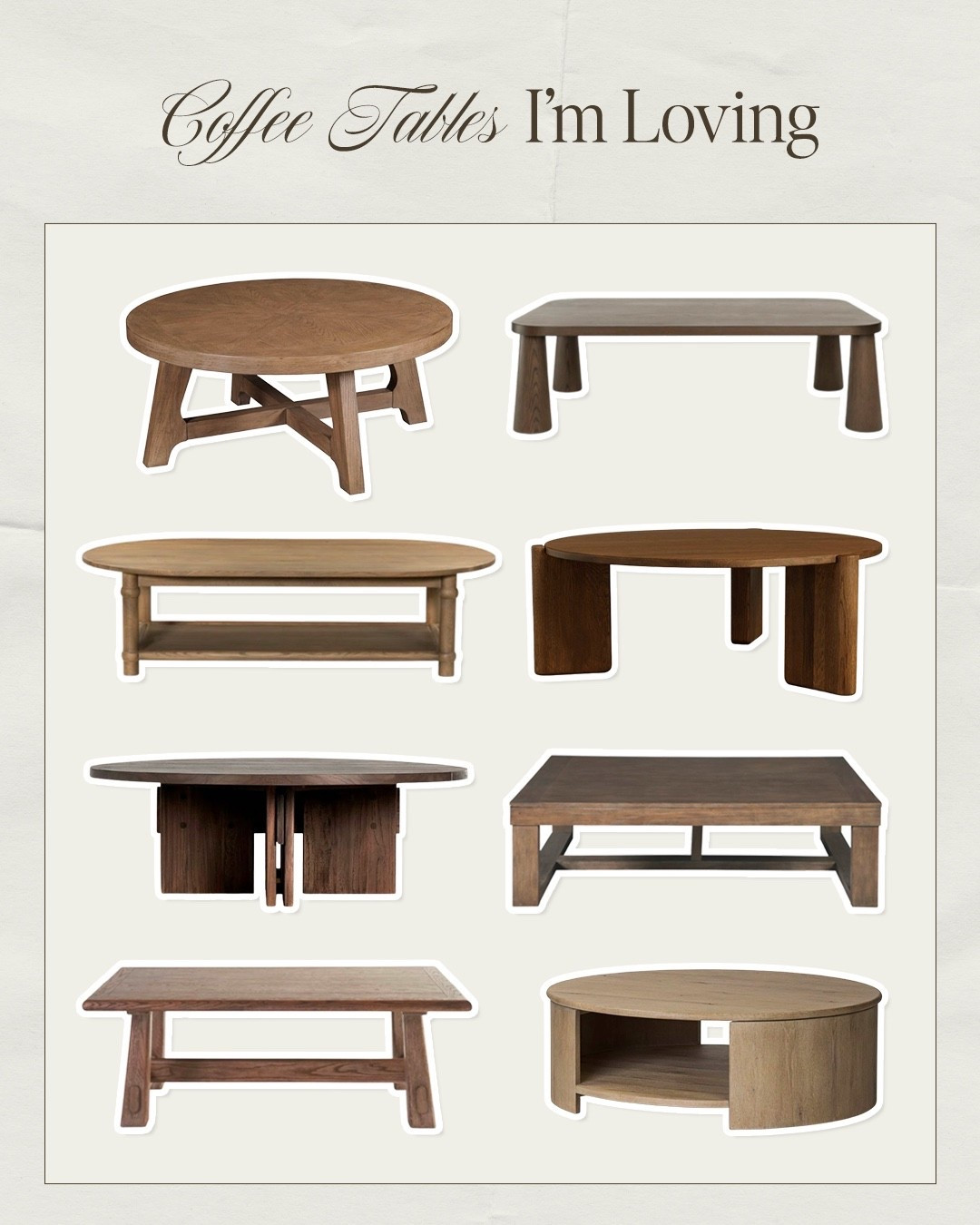 Coffee Tables I’m Loving
