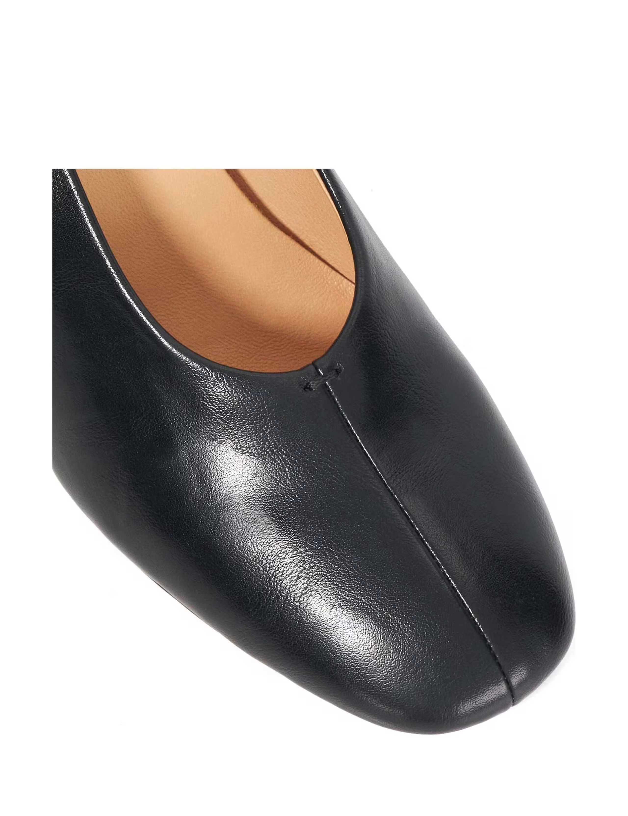Leather Round Toe Court Shoes | Marks & Spencer (UK)