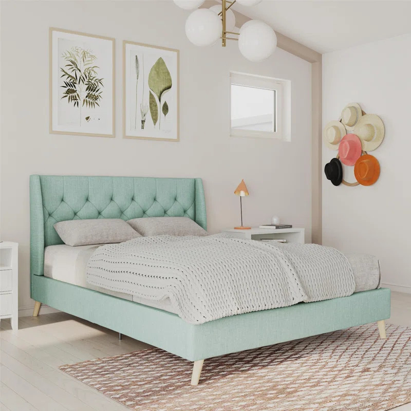 Her Majesty Upholstered Wingback Bed | Wayfair North America