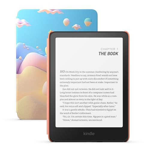 Amazon Kindle Paperwhite Kids 16GB (newest model) – larger 7" glare-free display – Kids read an average of 1+ hour per day with Kindle – Starfish | Amazon (US)