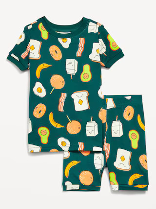 Printed Snug-Fit Pajama Set for Toddler & Baby | Old Navy (US)