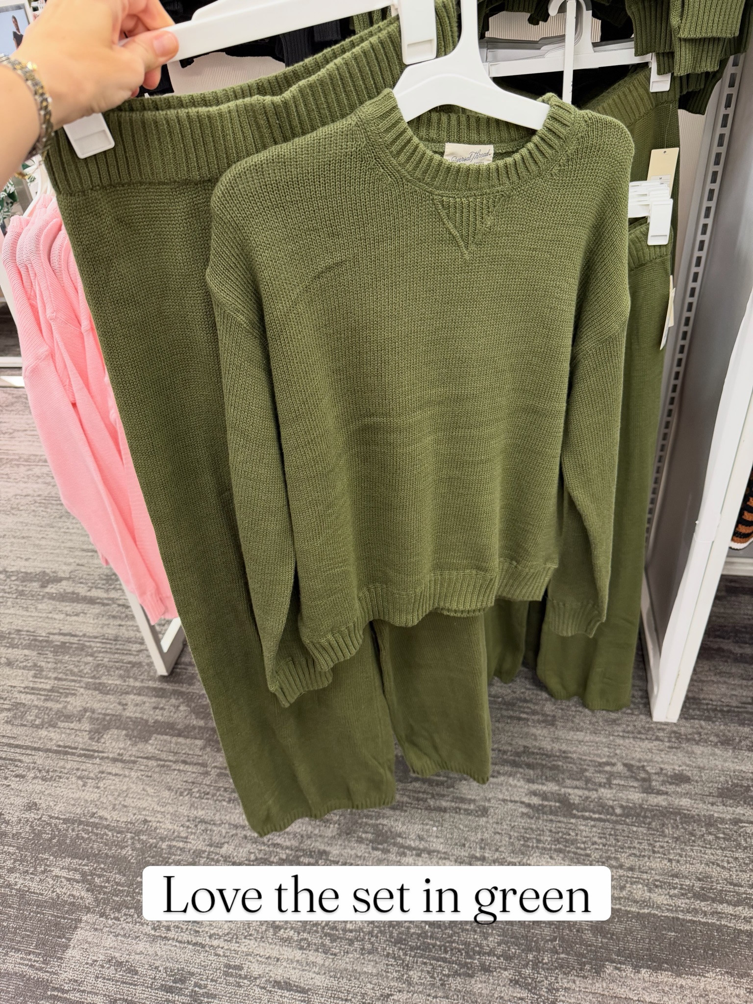 Sweater knit set at Target, also comes in black #targetstyle