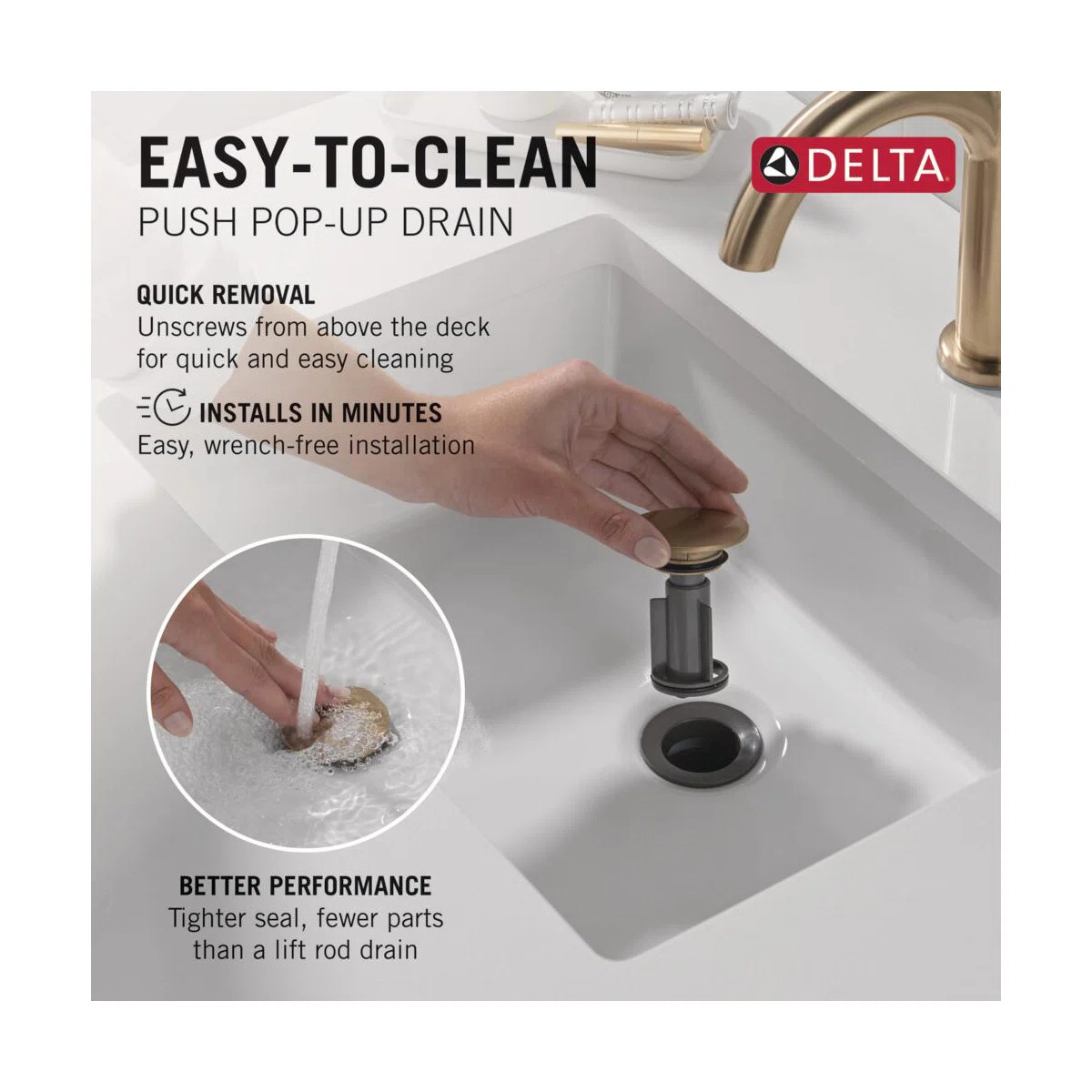 Nicoli Widespread Bathroom Faucet 3 Hole, 2-handle Bathroom Sink Faucet with Drain Assembly | Joss & Main