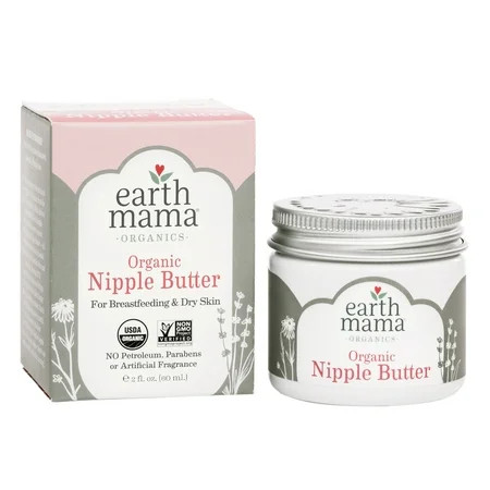 Earth Mama Organic Nipple Butter for Breastfeeding and Dry Skin (2 Fl. Oz.) - Walmart.com | Walmart (US)