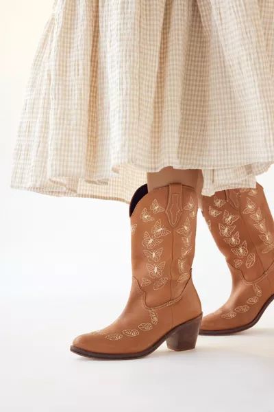 UO Butterfly Cowboy Boot | Urban Outfitters (US and RoW)