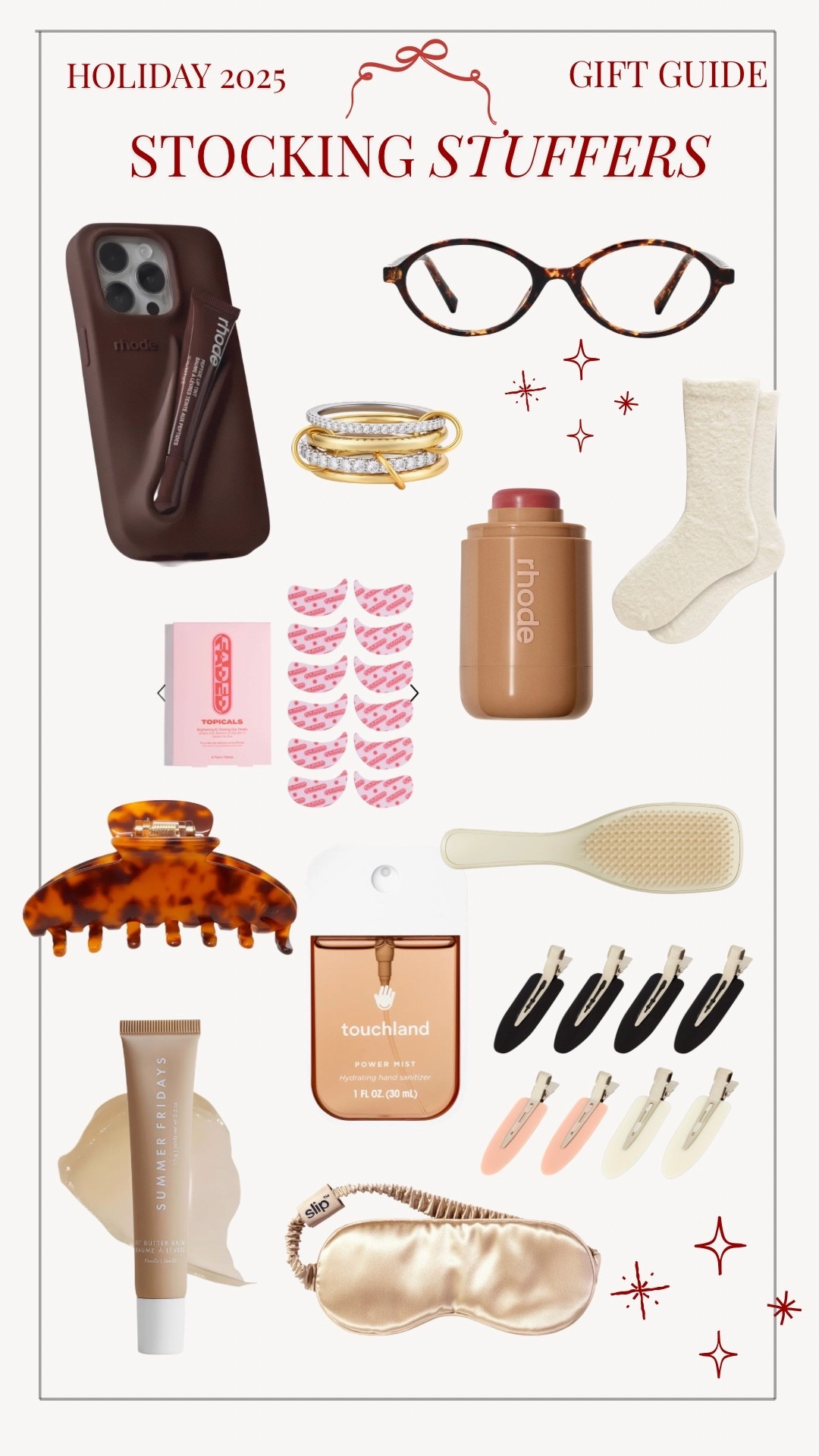 Stocking stuffers are such a great little extra gift that should be cute & fun like hair clips, brushes, pocket blushes or even eye patches 

#LTKHoliday #LTKCyberWeek #LTKGiftGuide