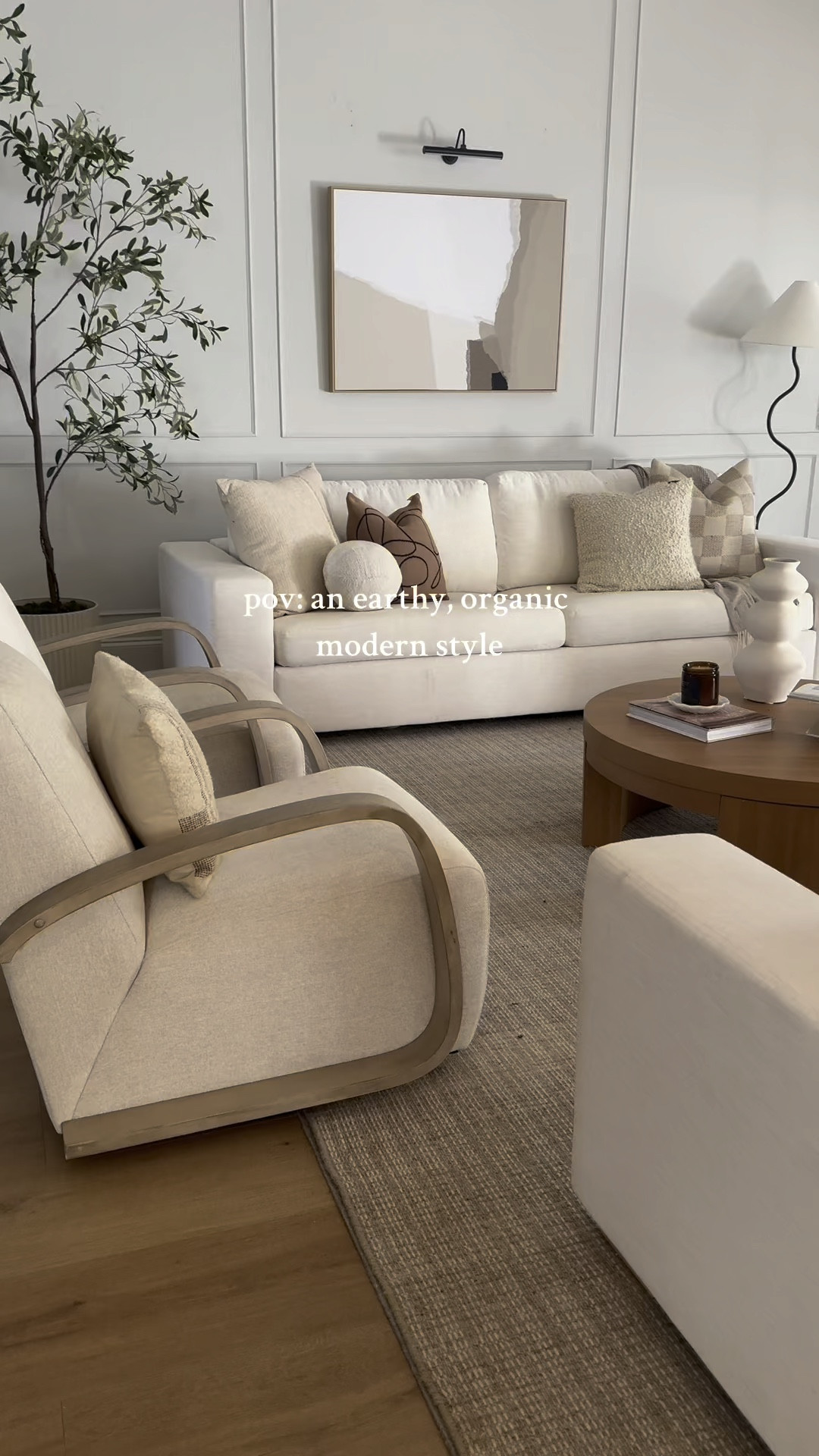 An earthy, organic modern living room… all with finds mainly from target, Amazon, Walmart & Homegoods 🤎

#LTKhome