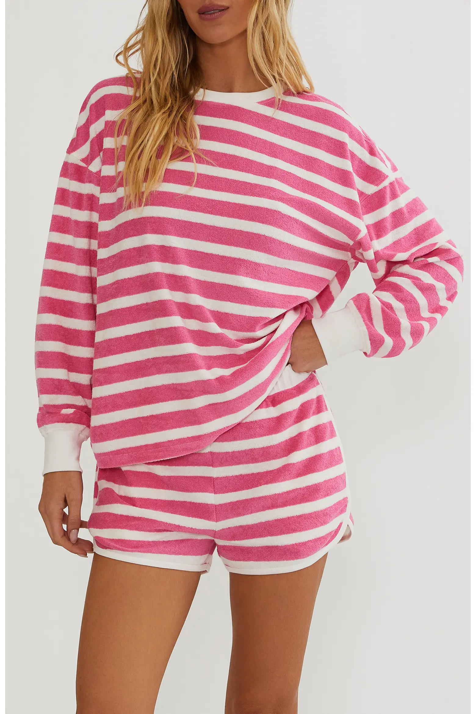 Cyra Striped Terry Top (Women) | Nordstrom | Nordstrom